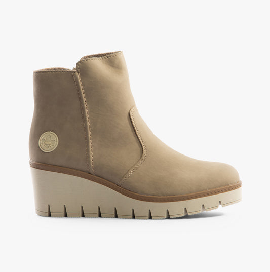 Y5065-64 Womens Boots Beige