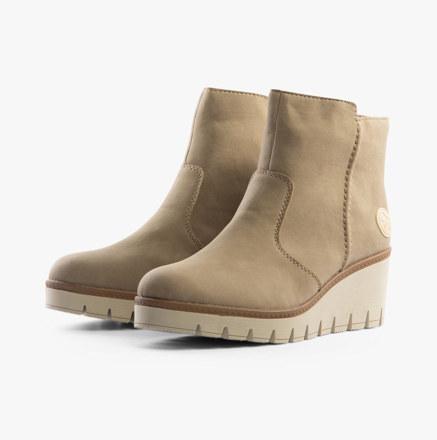 Y5065-64 Womens Boots Beige