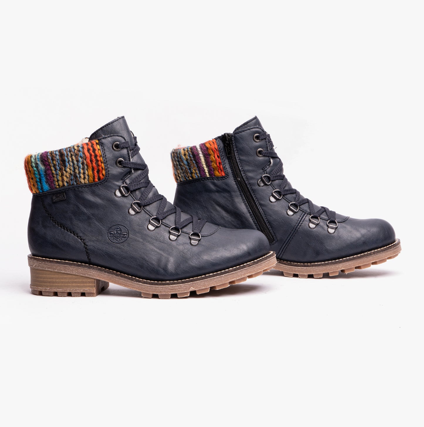 Z0445-14 Womens D-Ring Boots Blue