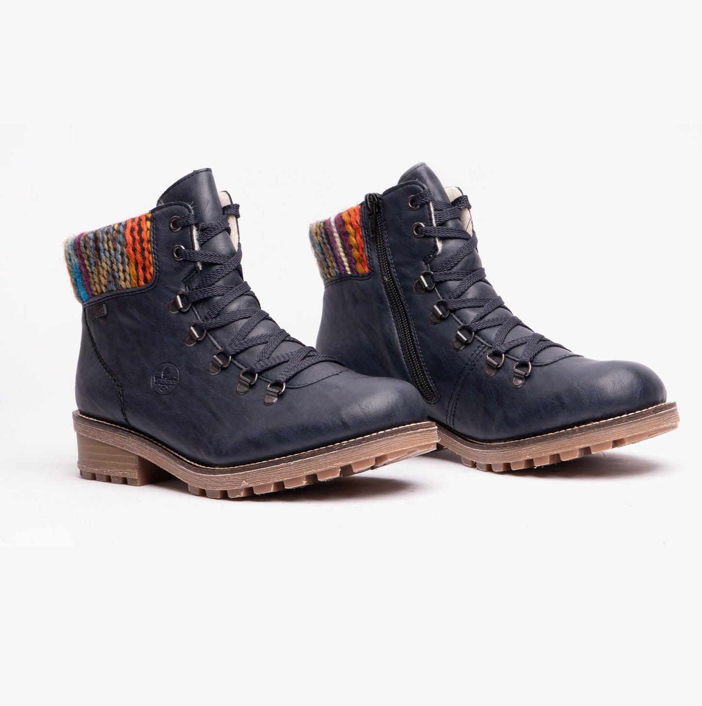 Z0445-14 Womens D-Ring Boots Blue