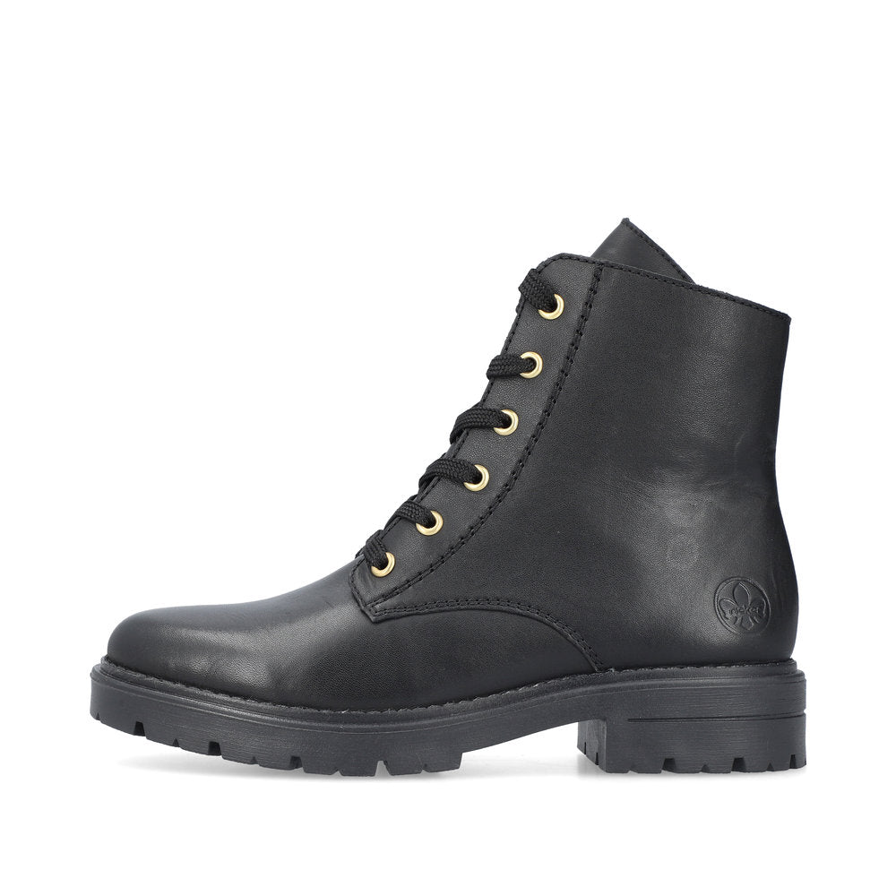 Z2841-00 Womens Leather Boots Black