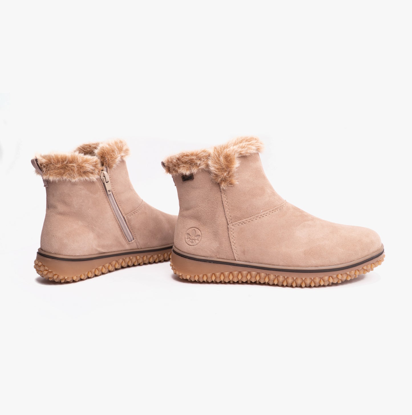 Z4266-62 Womens Ankle Boots Beige