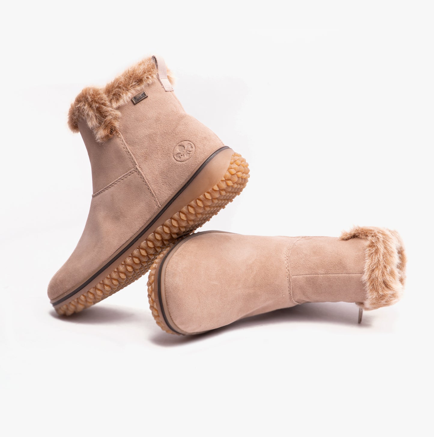 Z4266-62 Womens Ankle Boots Beige