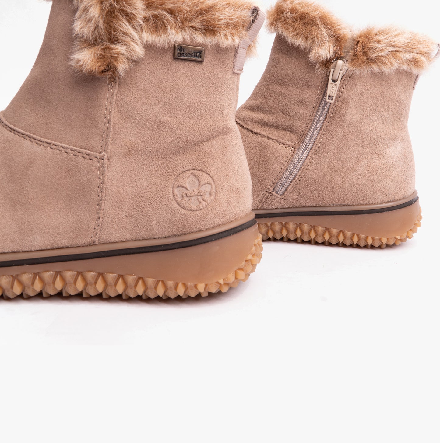 Z4266-62 Womens Ankle Boots Beige