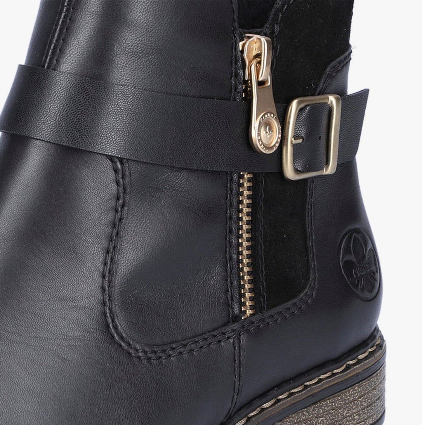 Z4959-00 Womens Leather Boots Black