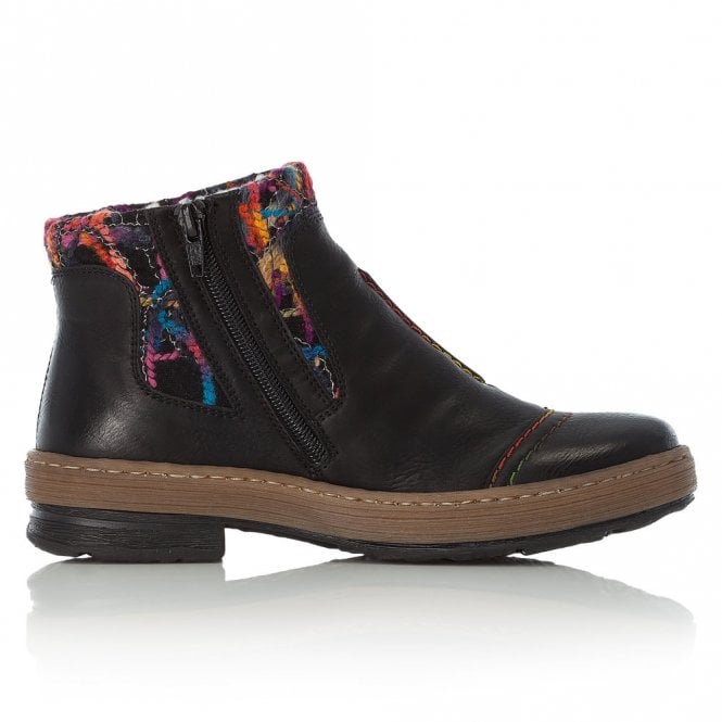 Z6759-00 Womens Ankle Boots Black/Combi