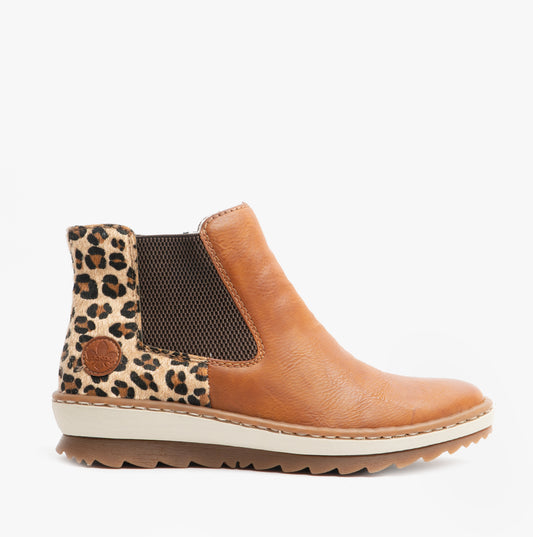 Z8689-24 Womens Ankle Boots Eagle Brown