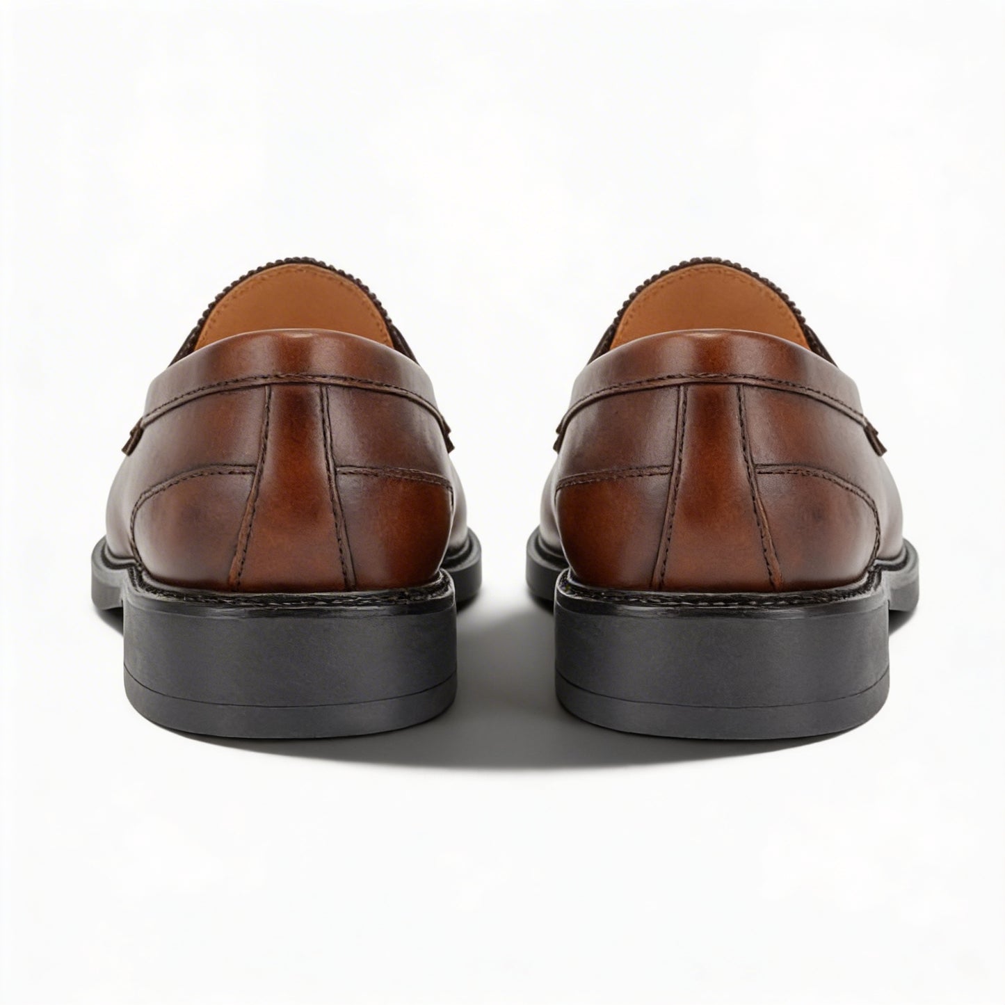 Roamers M059 Mens Loafer Shoes Mid Brown