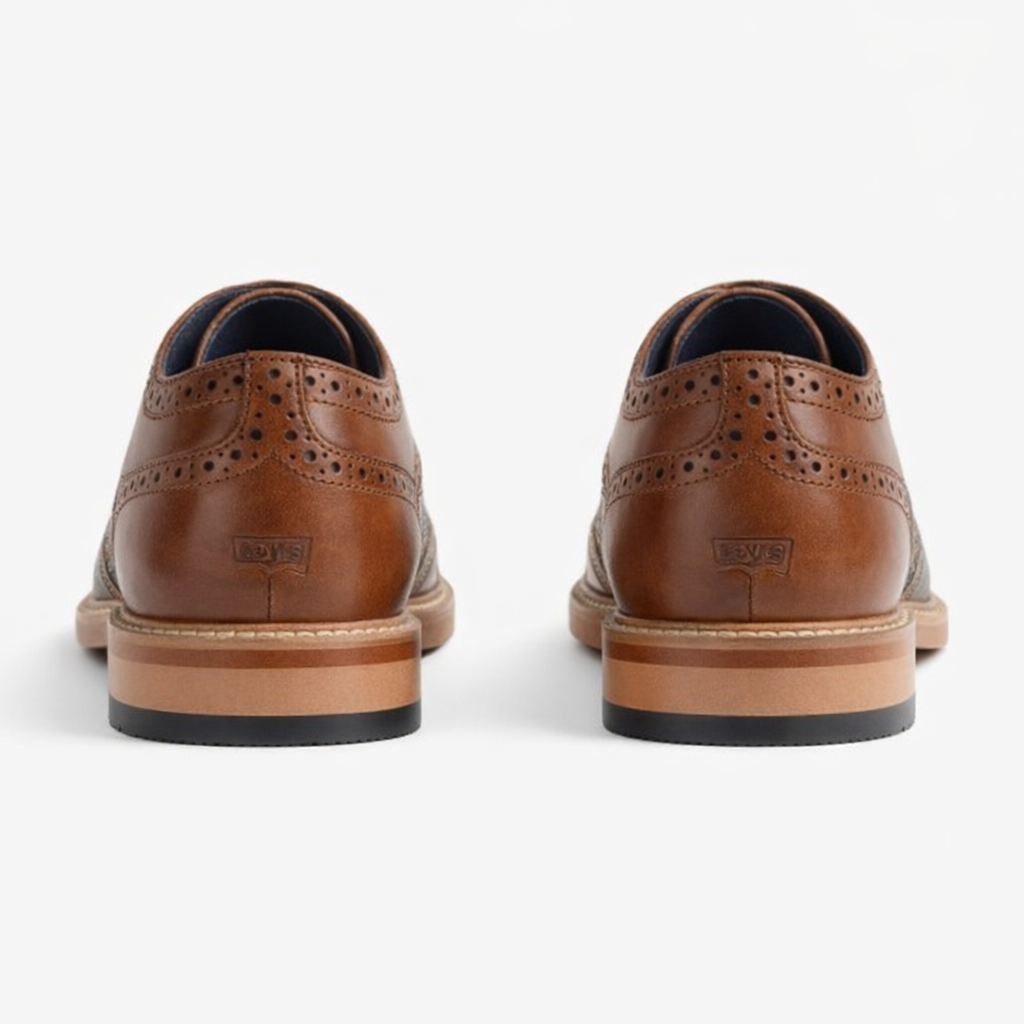 Roamers M072 Mens Brogue Shoes Tan