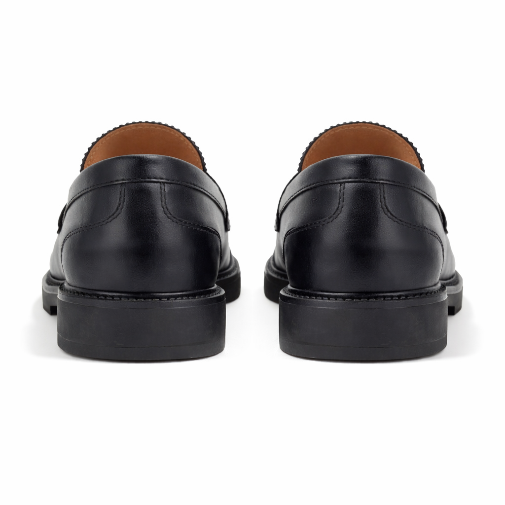 Roamers M084 Mens Loafer Shoes Black