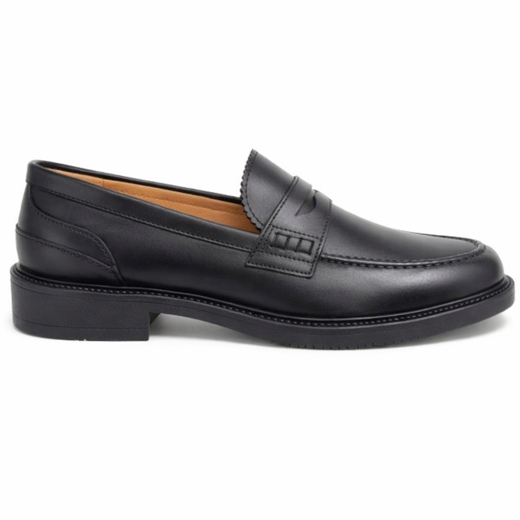 Roamers M084 Mens Loafer Shoes Black