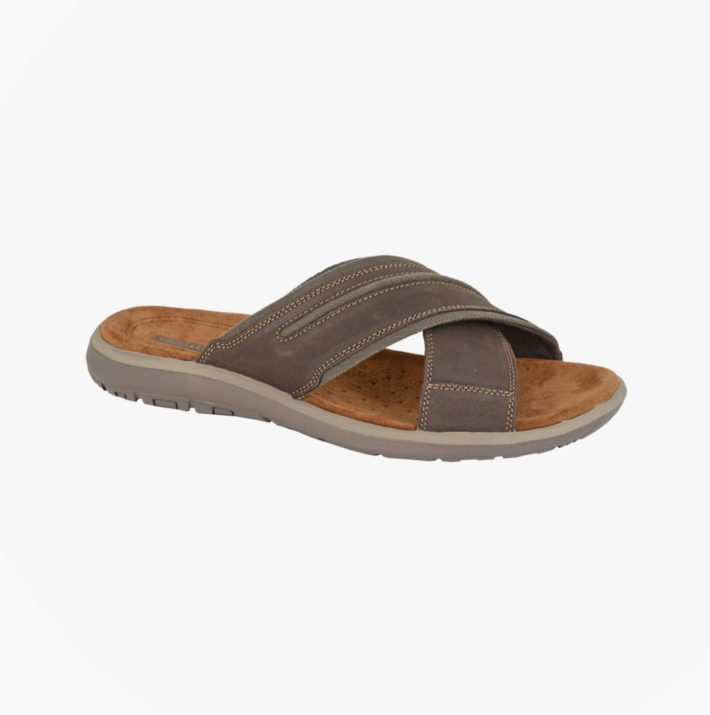 Roamers JACK Mens Sliders Brown