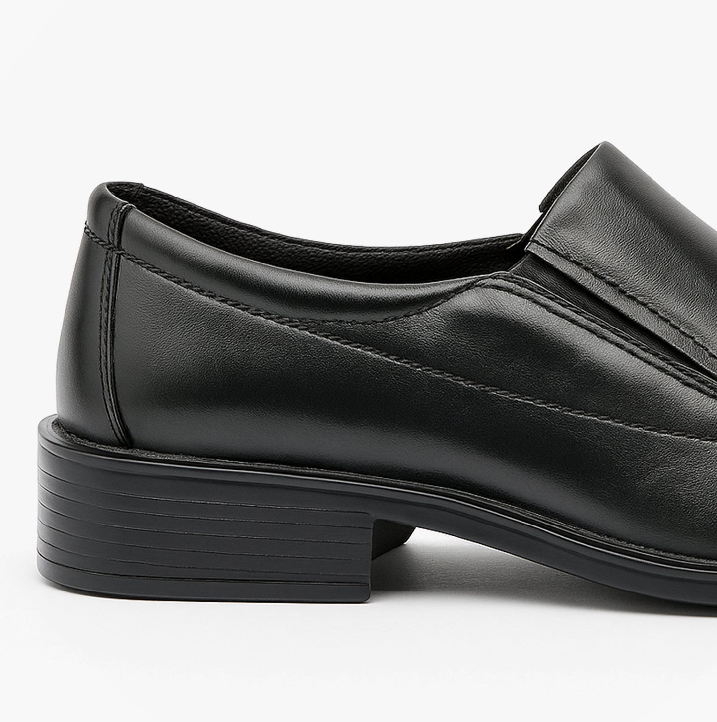 Roamers MURRAY Mens Leather Loafer Shoes Black