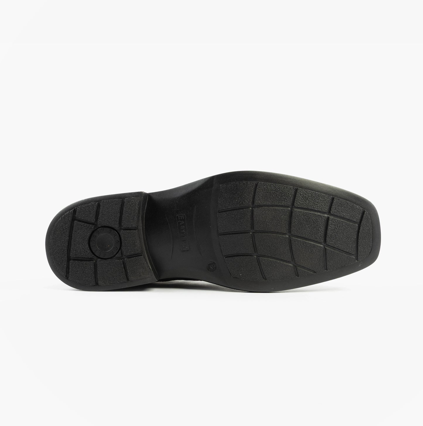 Roamers PERRY Mens Soft Leather Derby Shoes Black