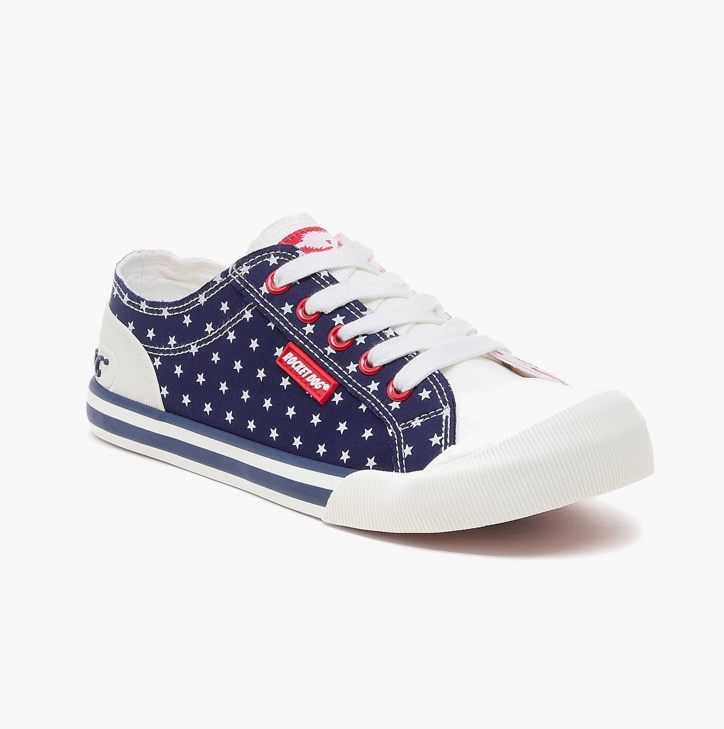 JAZZIN SPANGLE Womens Canvas Red/Navy