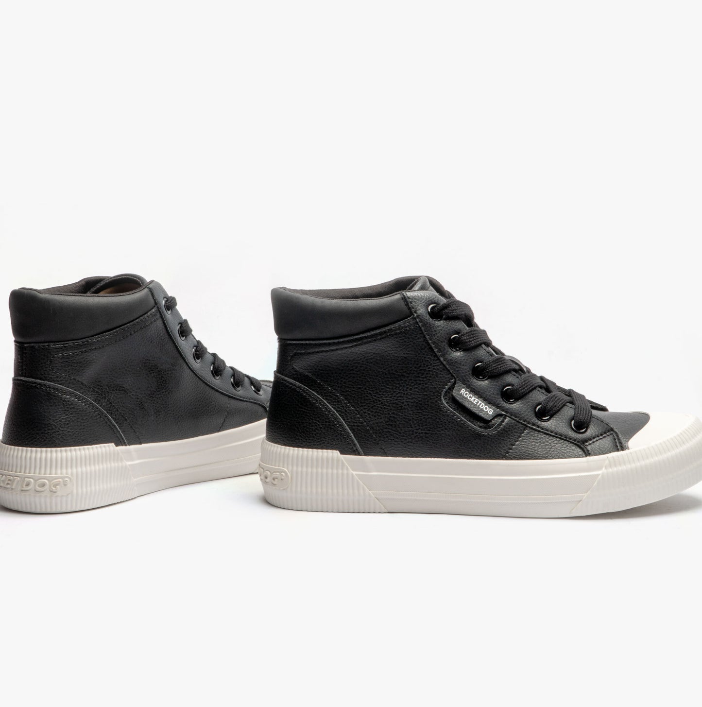 Rocket Dog CHEERY HI Womens High Top Trainers Black