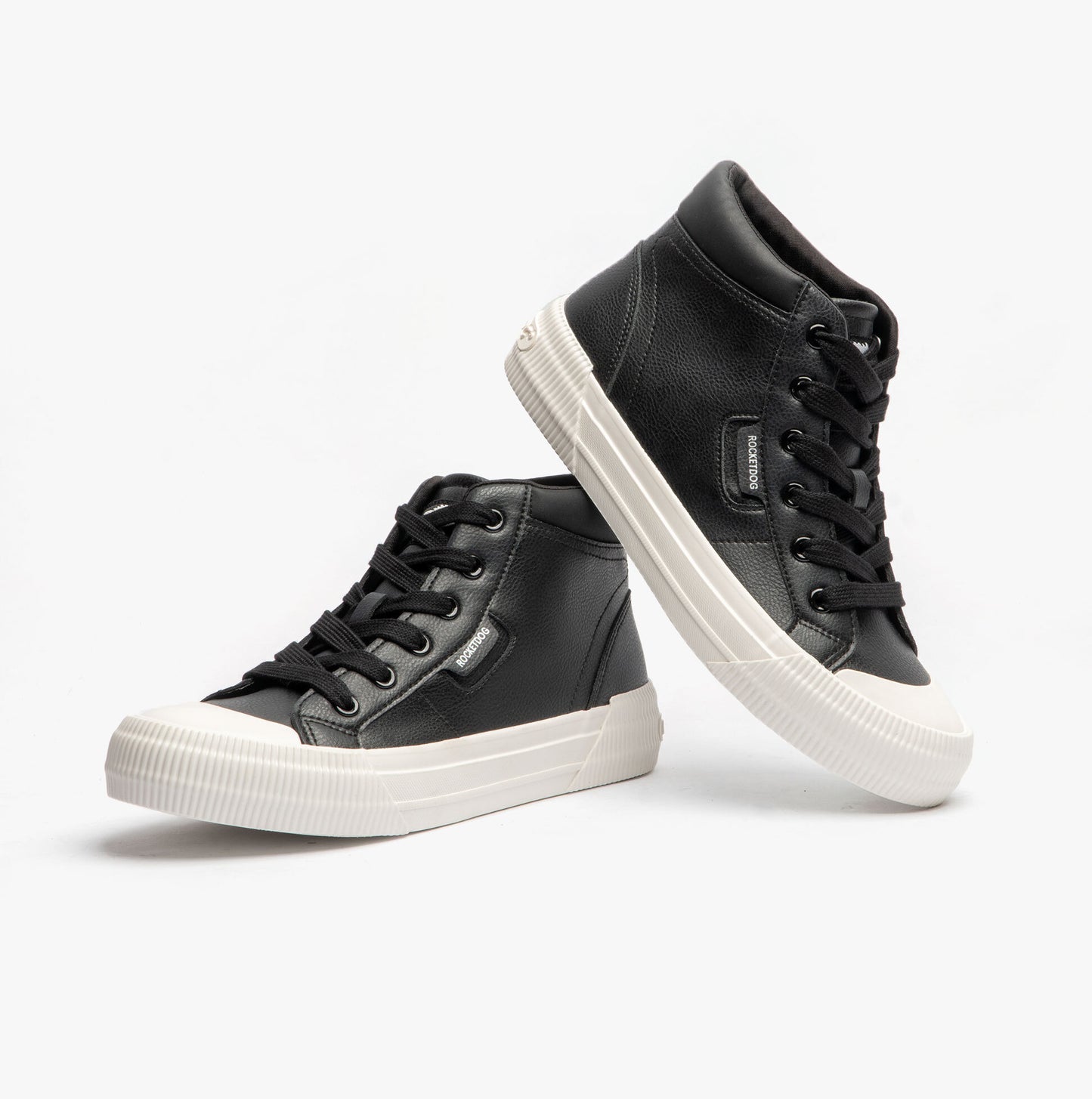 Rocket Dog CHEERY HI Womens High Top Trainers Black