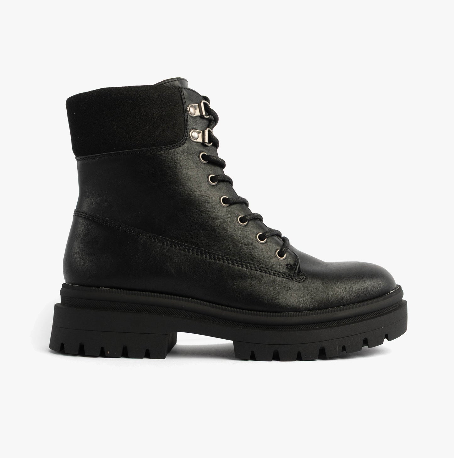 DANIE Womens Lace Up Boots Black