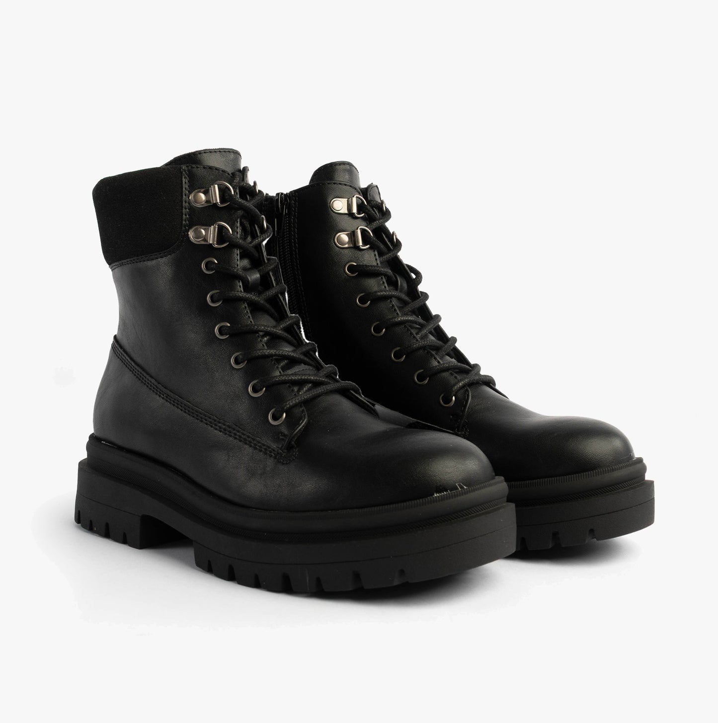 DANIE Womens Lace Up Boots Black