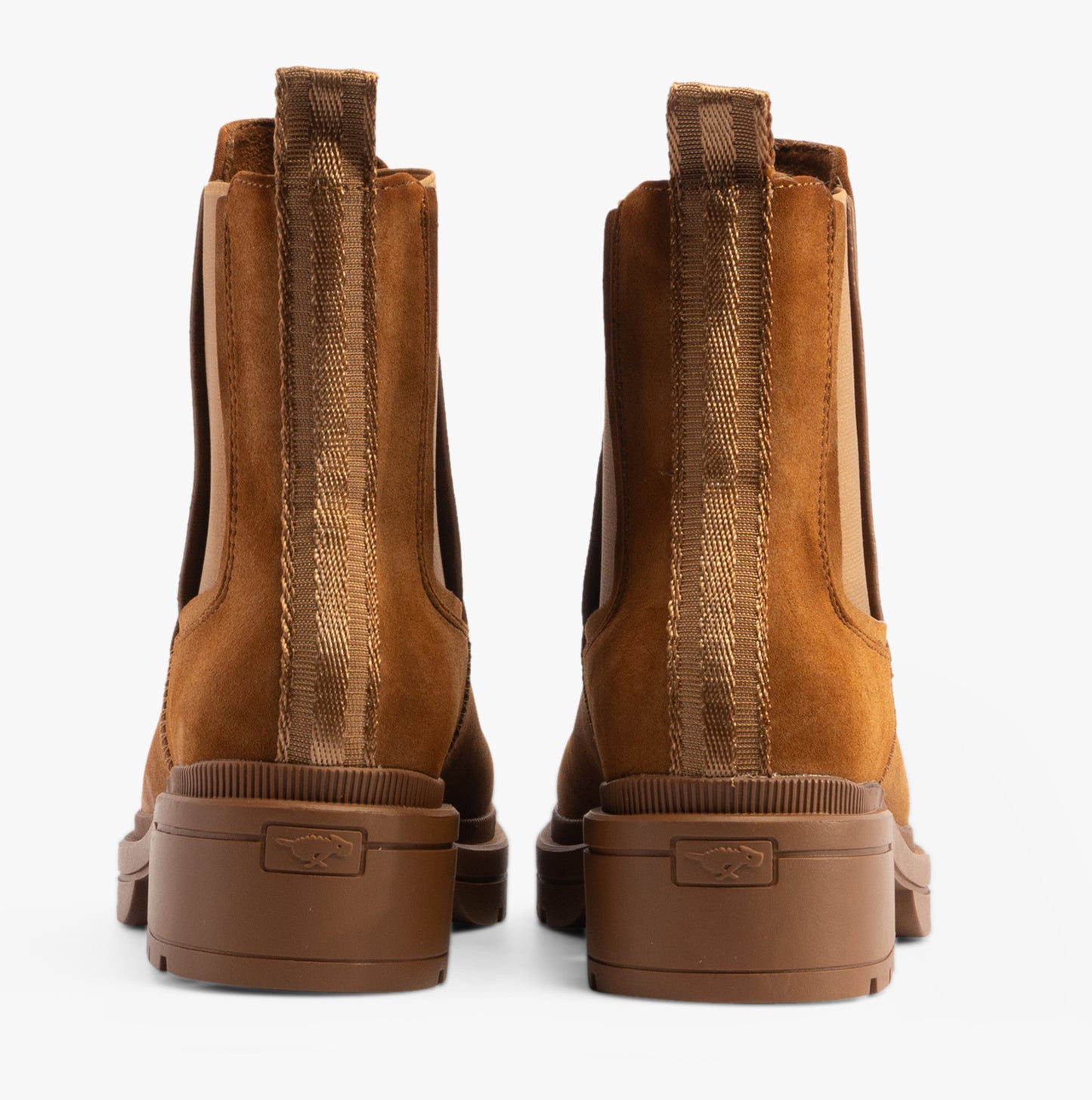 IGGIE Womens Chelsea Boots Walnut