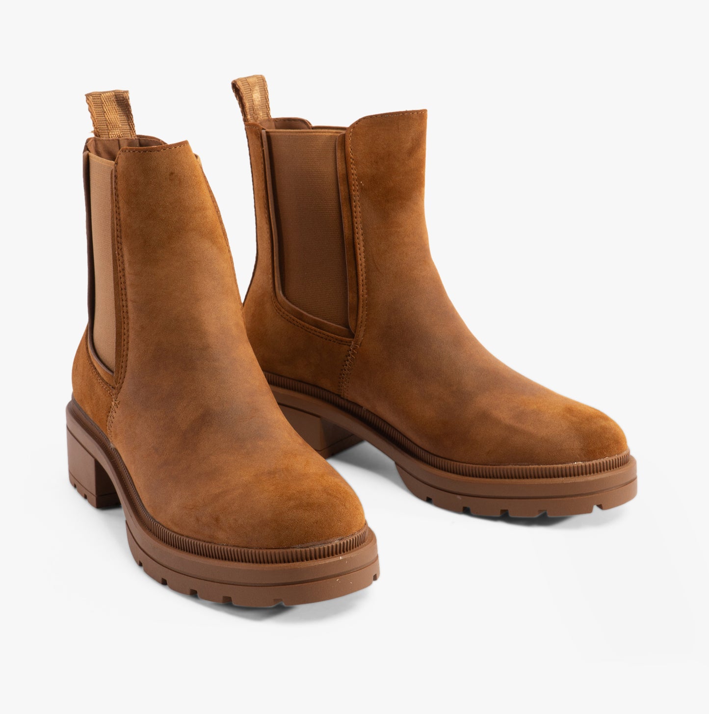 IGGIE Womens Chelsea Boots Walnut