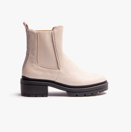 IGGIE Womens Chelsea Boots Bone