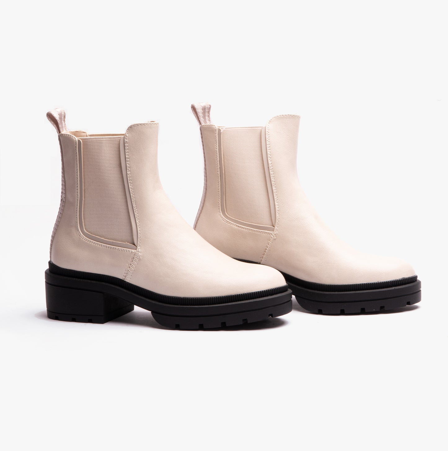 IGGIE Womens Chelsea Boots Bone