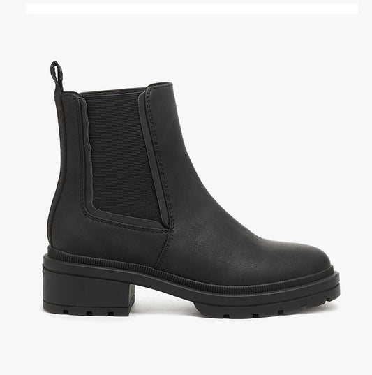 IGGIE Womens Chelsea Boots Black