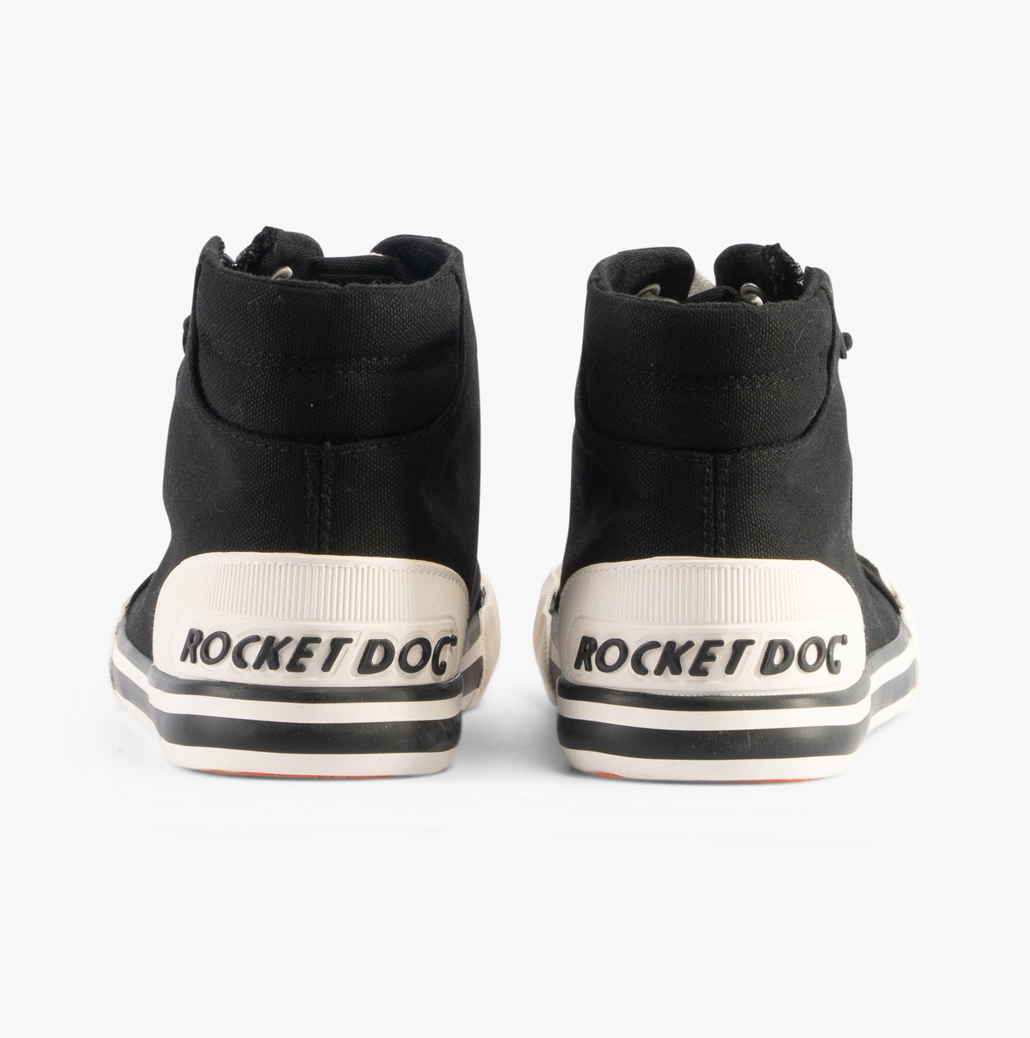 JAZZIN HI Womens Canvas Trainers Black