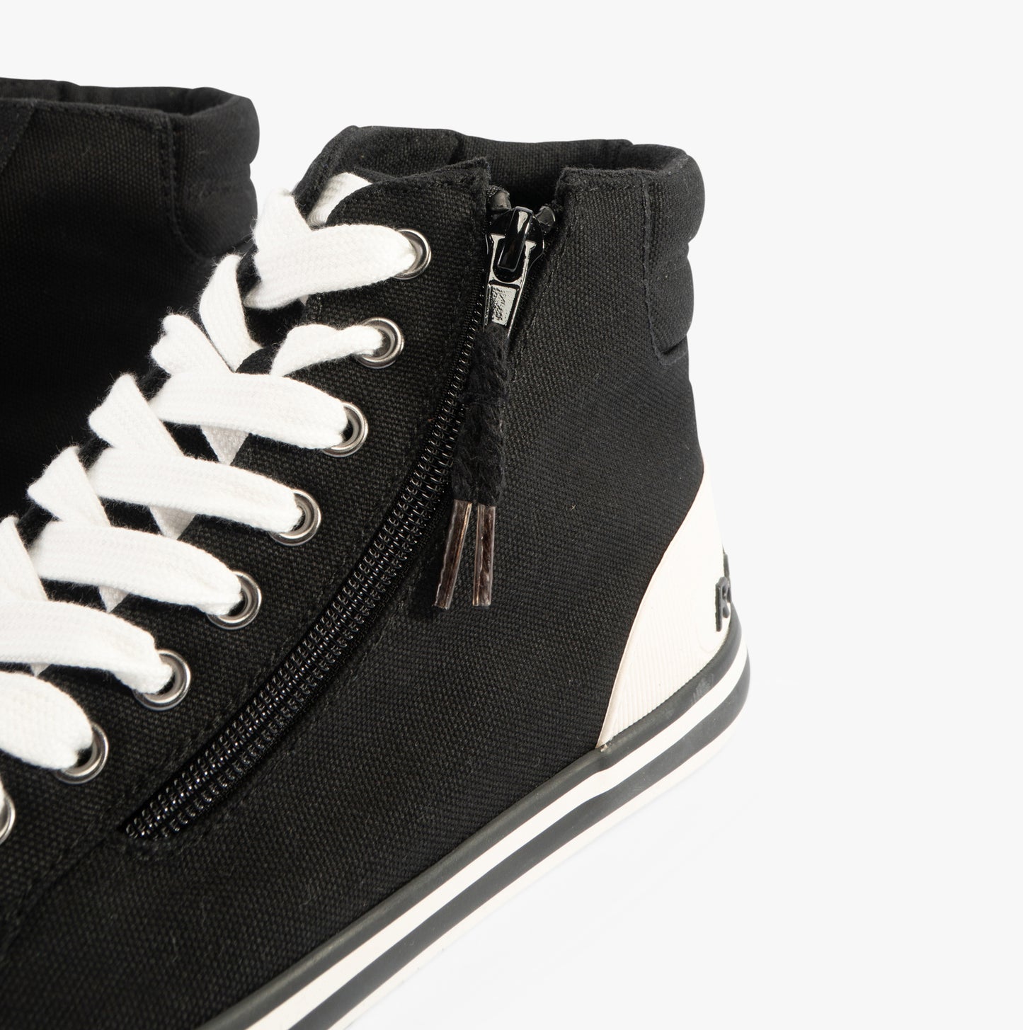 JAZZIN HI Womens Canvas Trainers Black