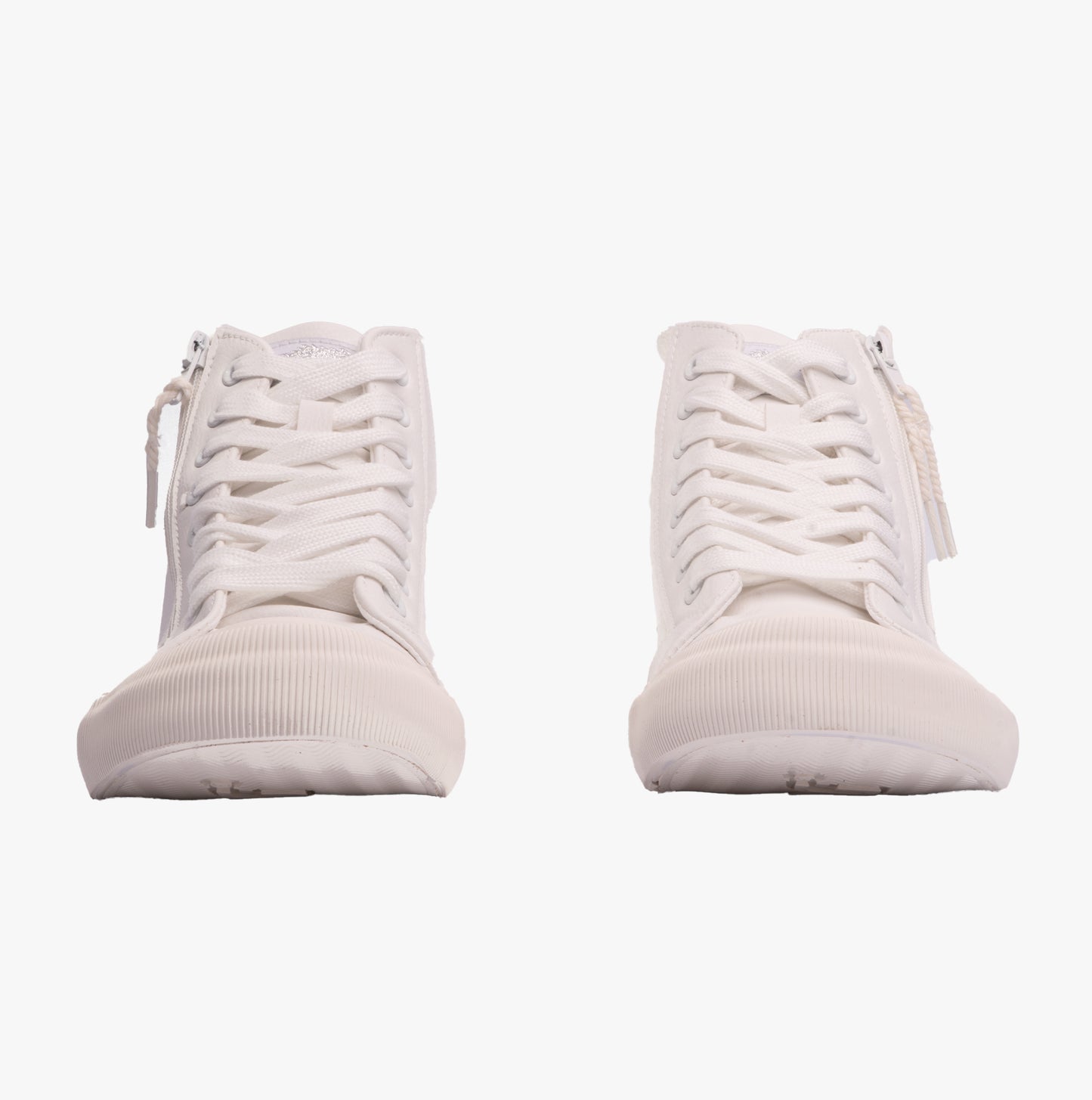 Rocket Dog JAZZIN HI SPORTY PU Womens Trainers White