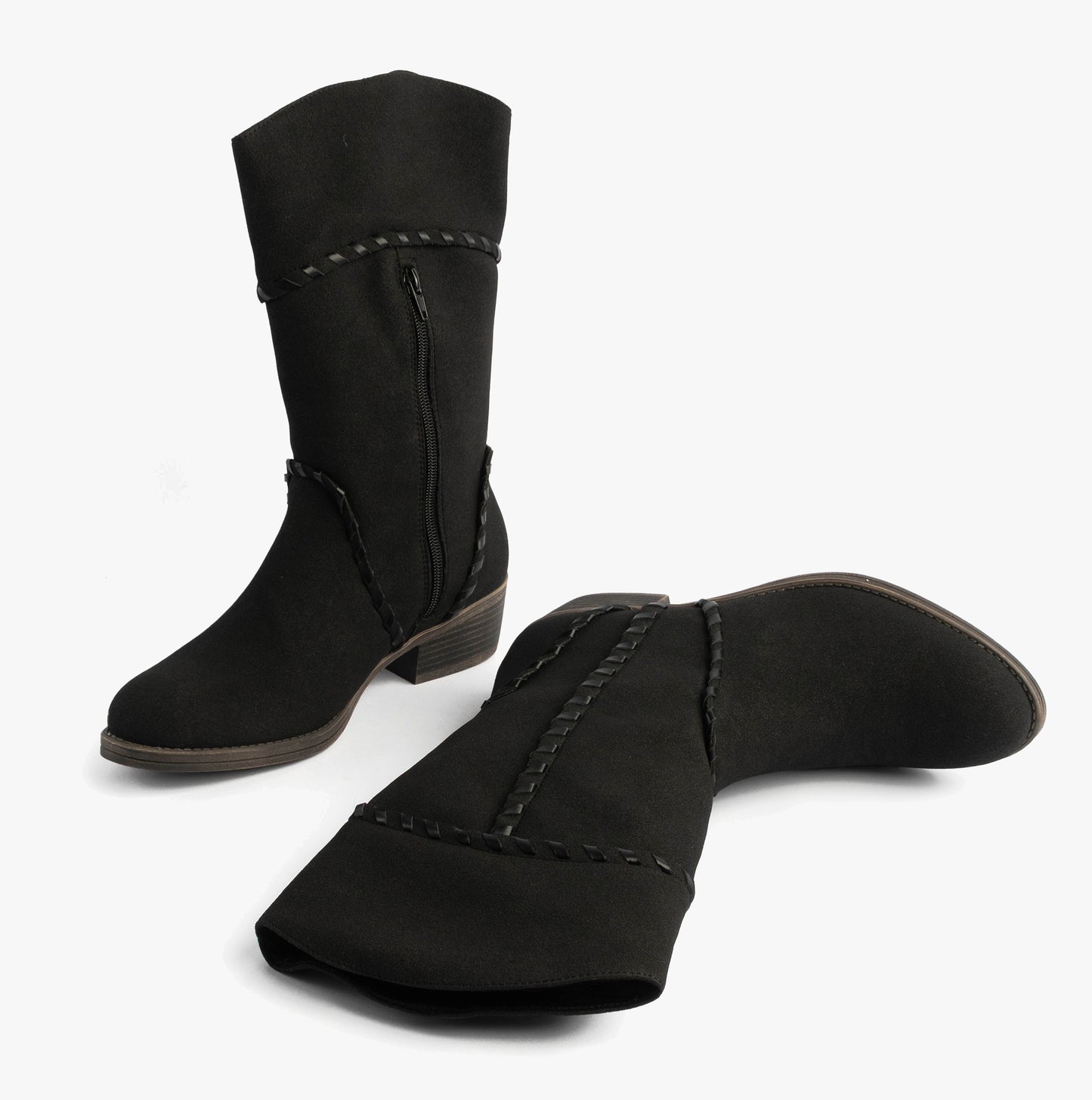 ROWDY Womens Boots Black