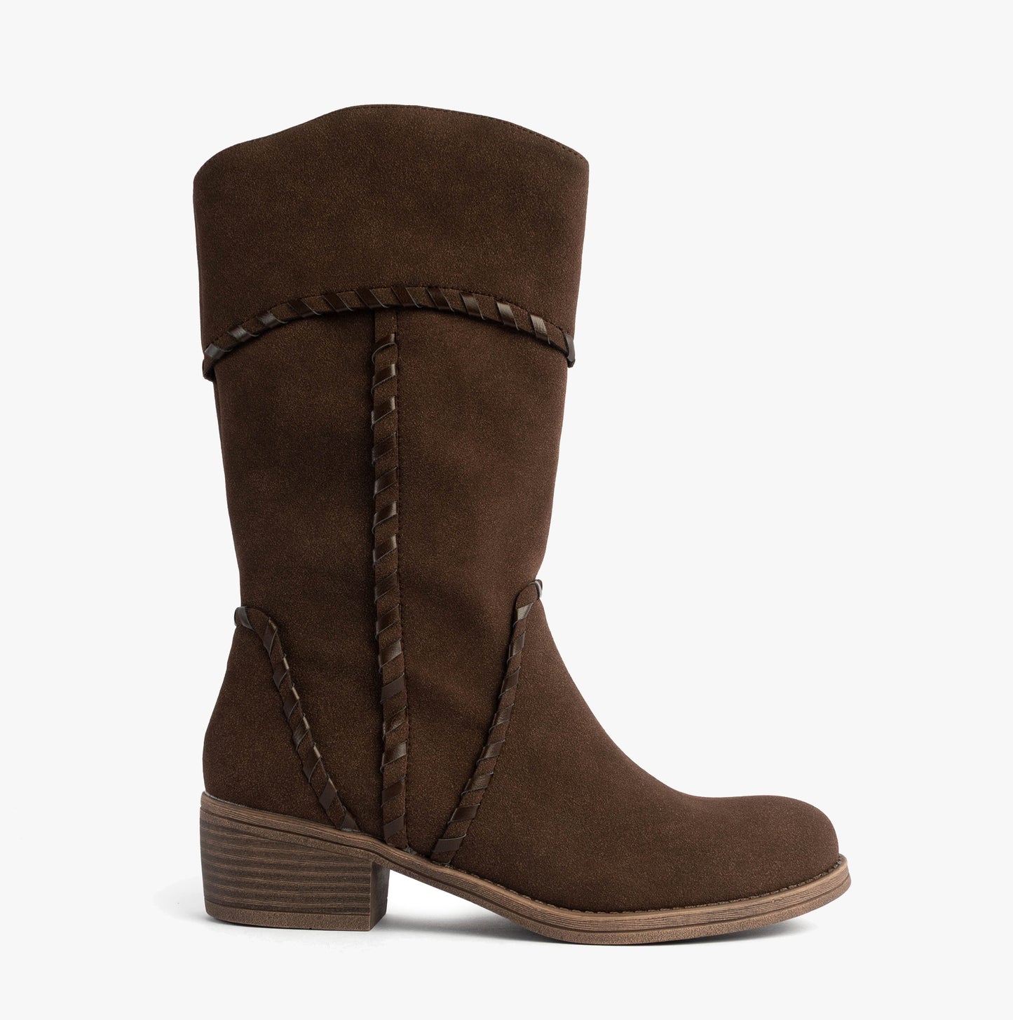 ROWDY Womens Boots Dark Brown