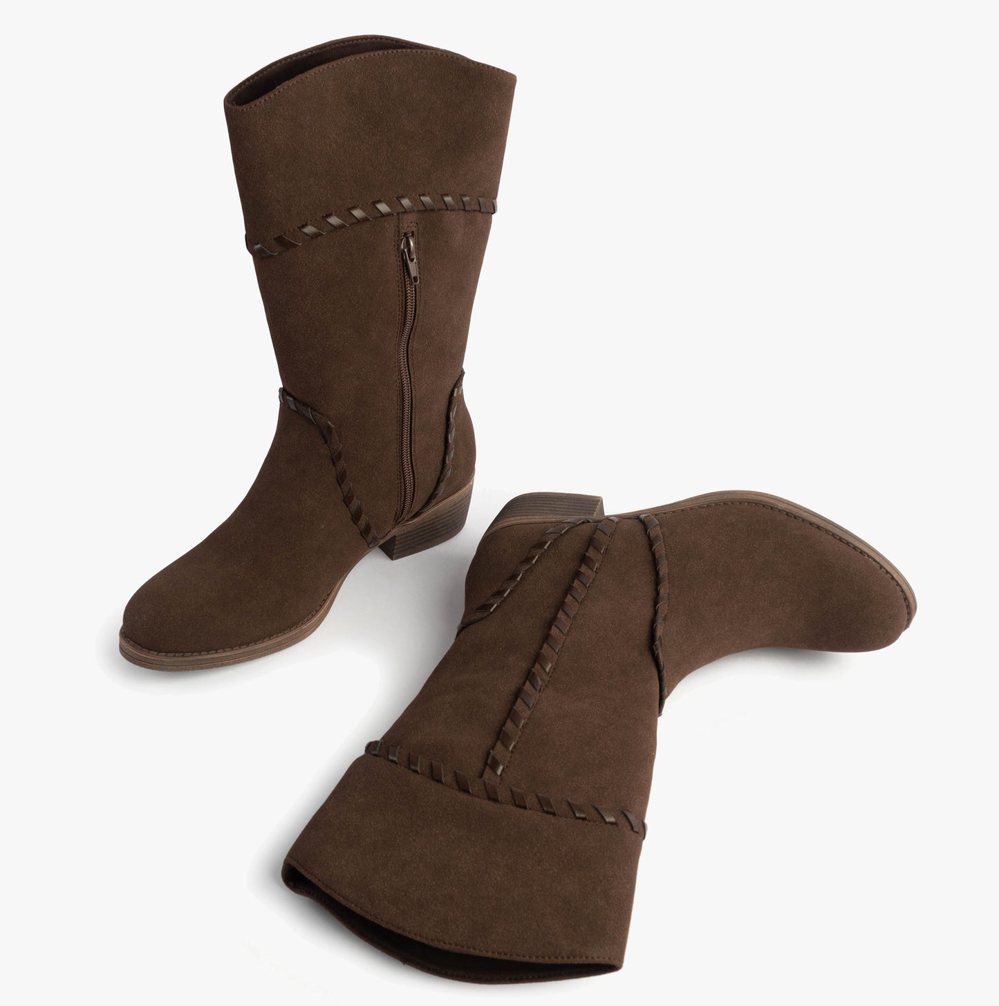 ROWDY Womens Boots Dark Brown