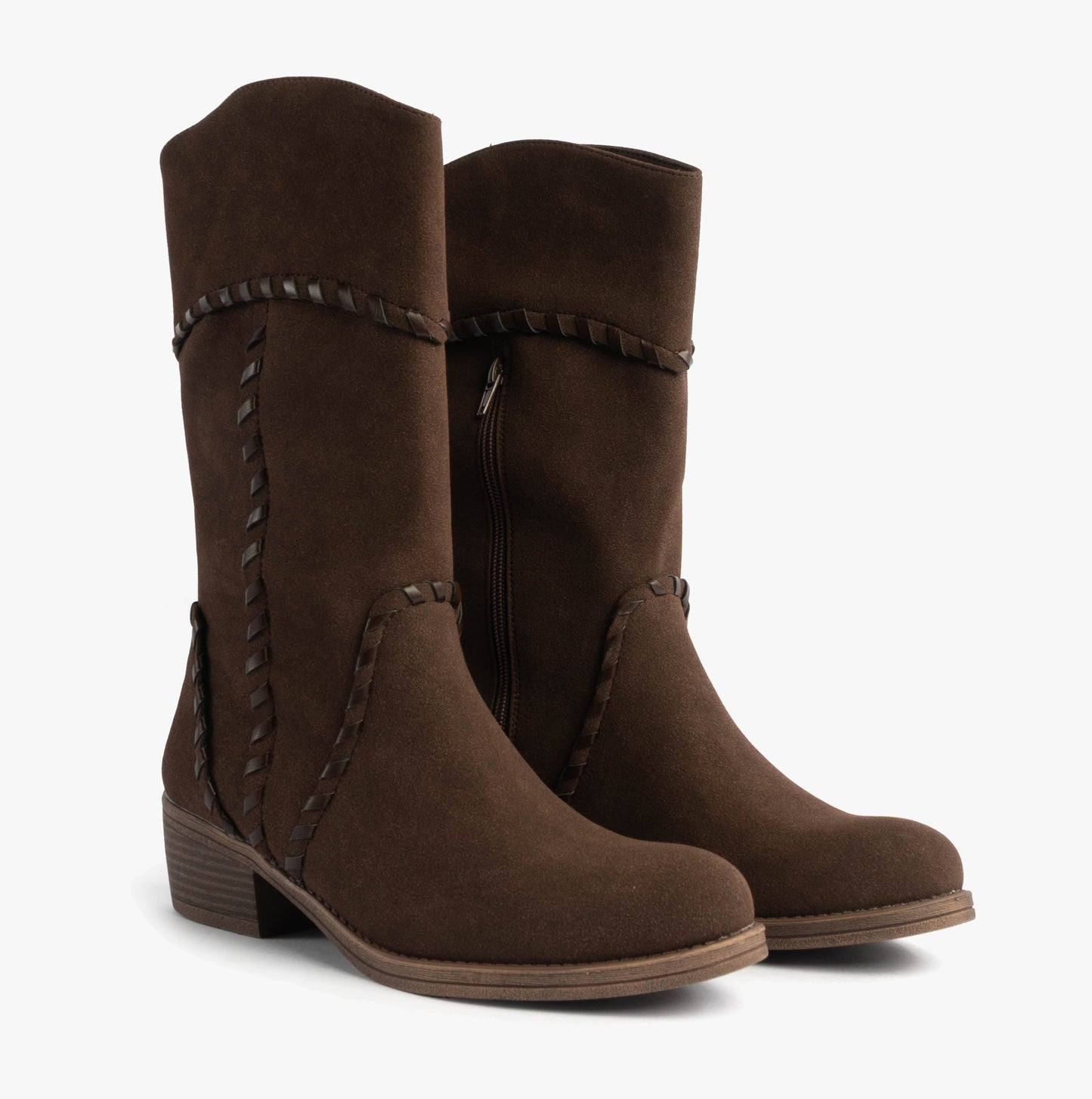 ROWDY Womens Boots Dark Brown