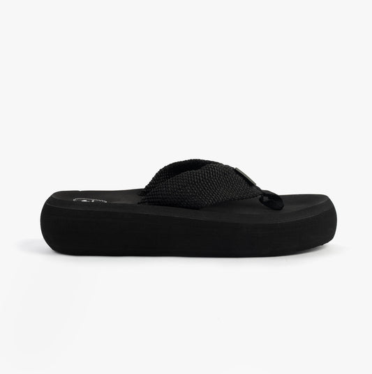 Rocket Dog SANDY WEBBING Womens Sandals Black
