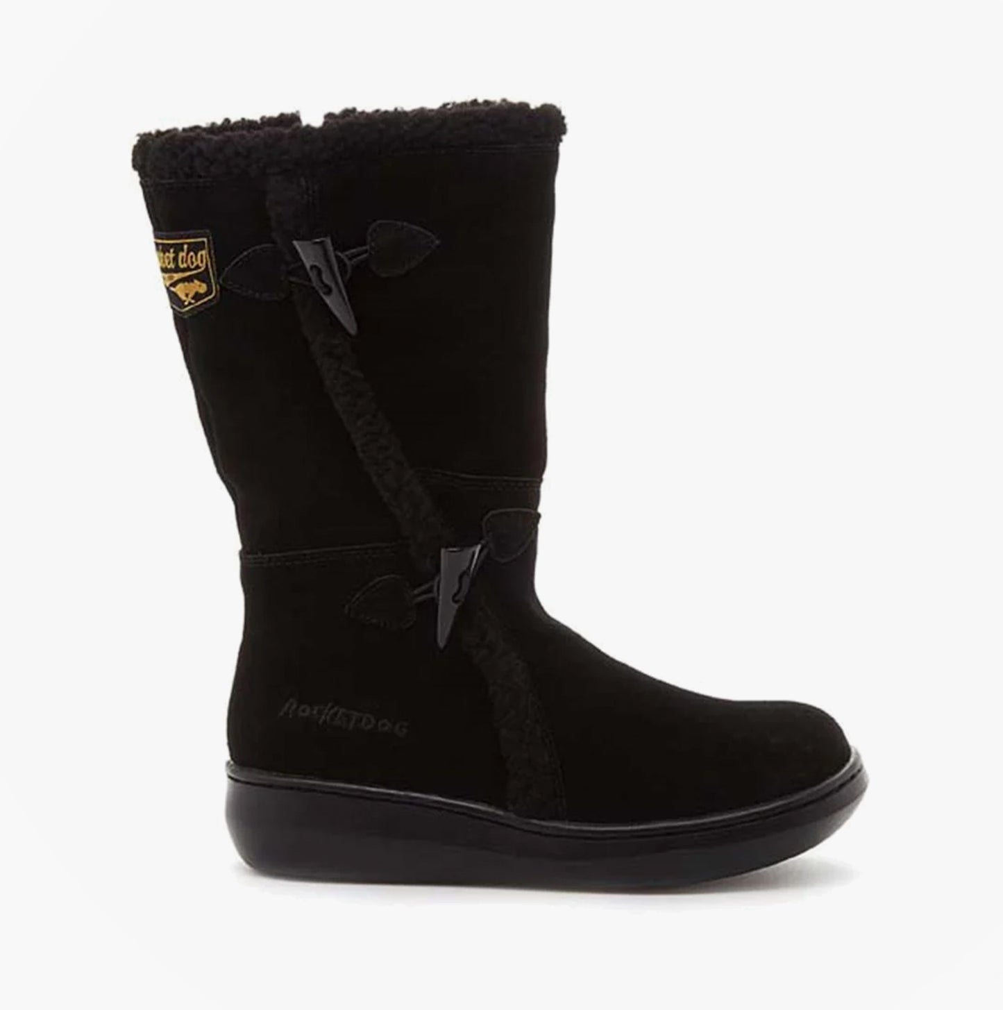 SLOPE SUEDE Womens Suede Winter Boots Black