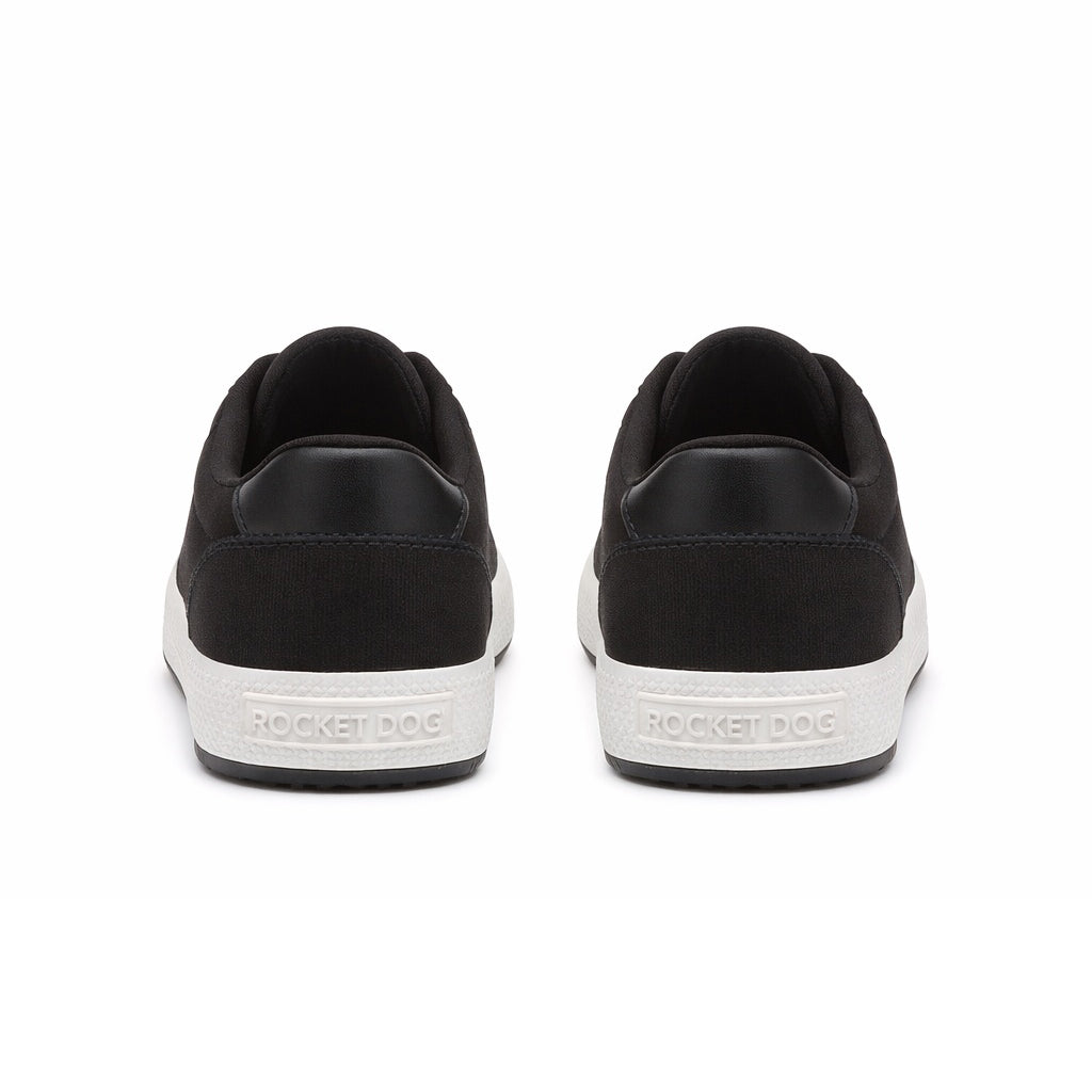 Rocket Dog CHEERY LOW 12A CANVAS Womens Canvas Trainers Black