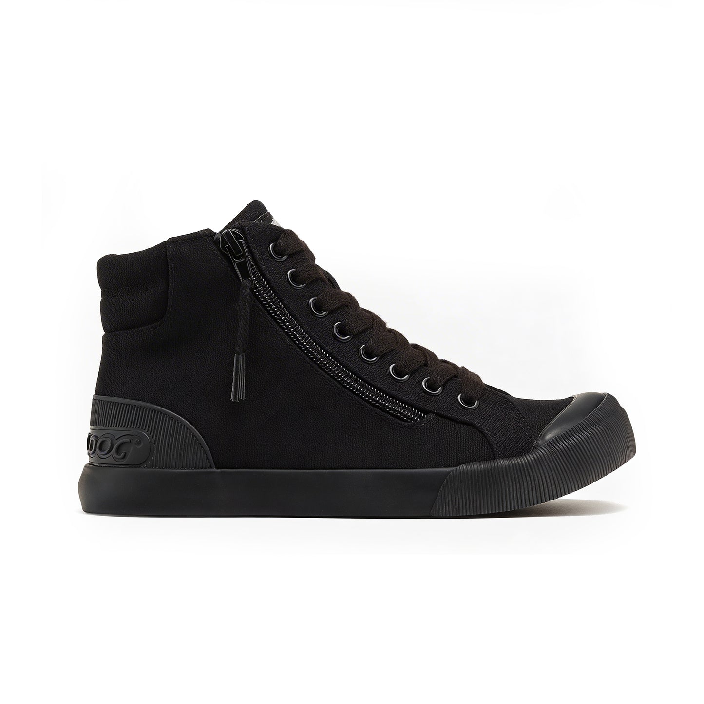 Rocket Dog JAZZINCVW Womens Hi-Top Trainers Black