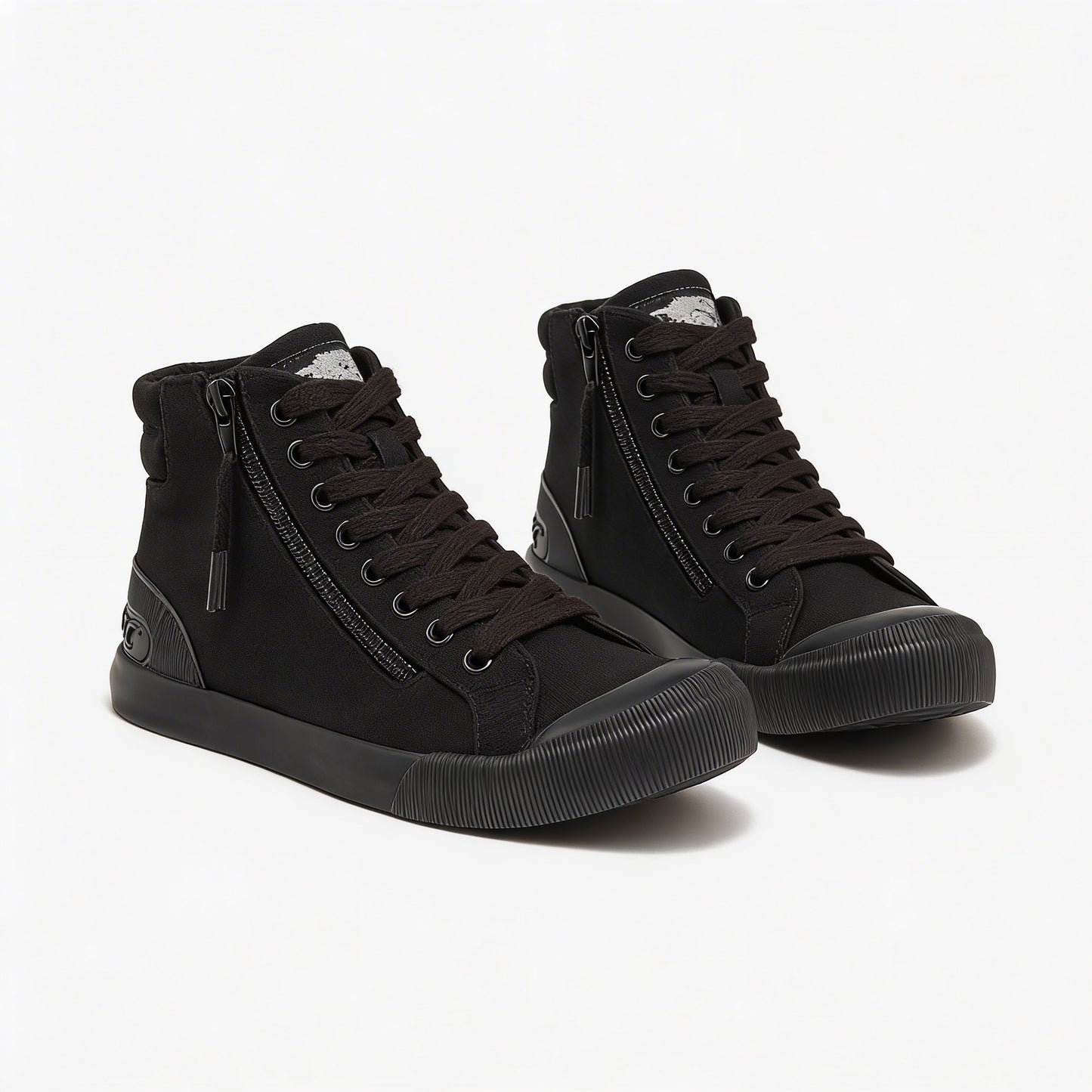 Rocket Dog JAZZINCVW Womens Hi-Top Trainers Black