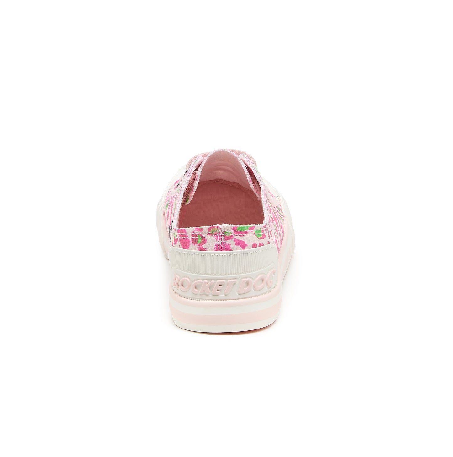 Rocket Dog JAZZIN SNAP Womens Canvas Trainers Pink Multi