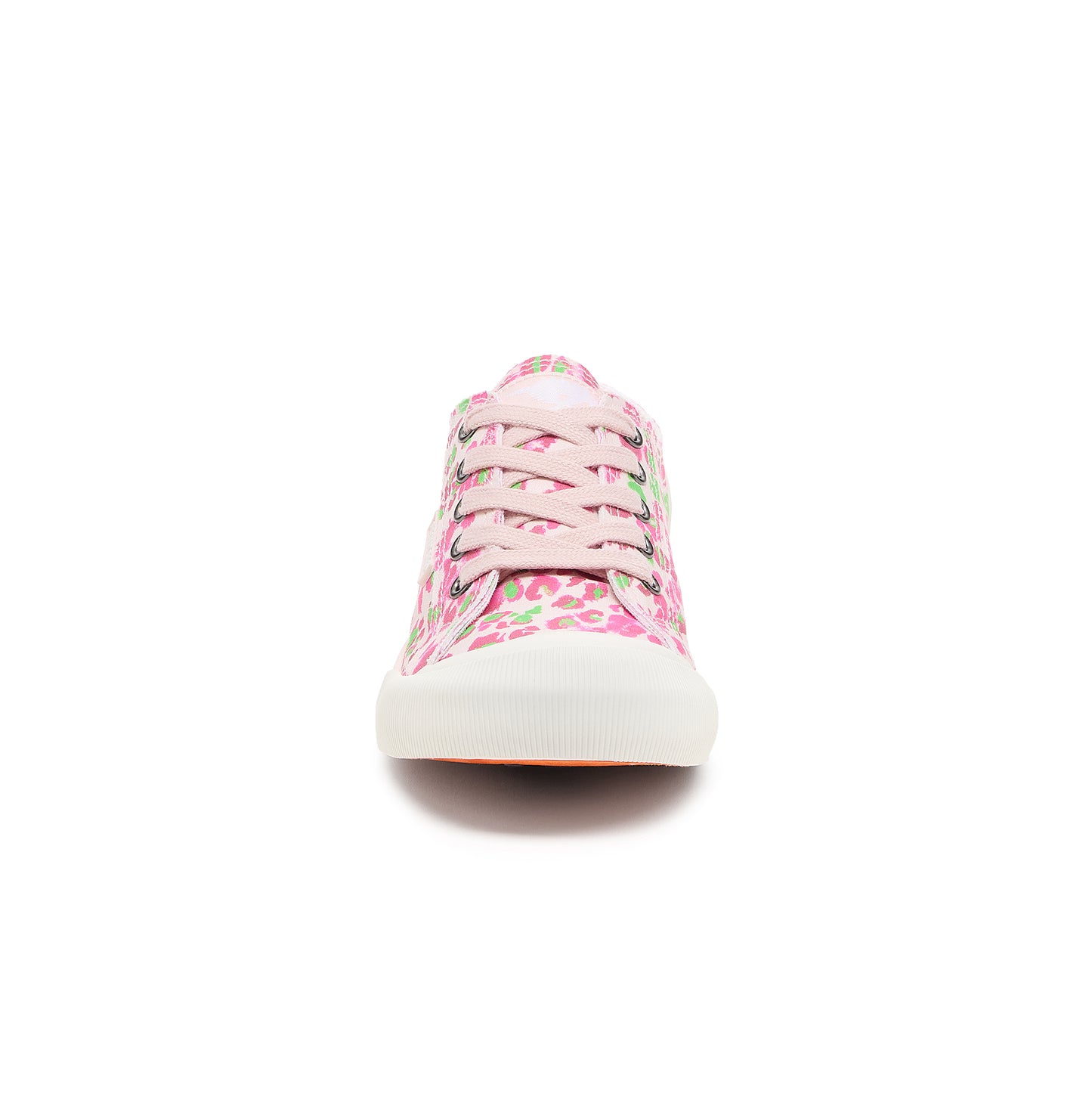 Rocket Dog JAZZIN SNAP Womens Canvas Trainers Pink Multi