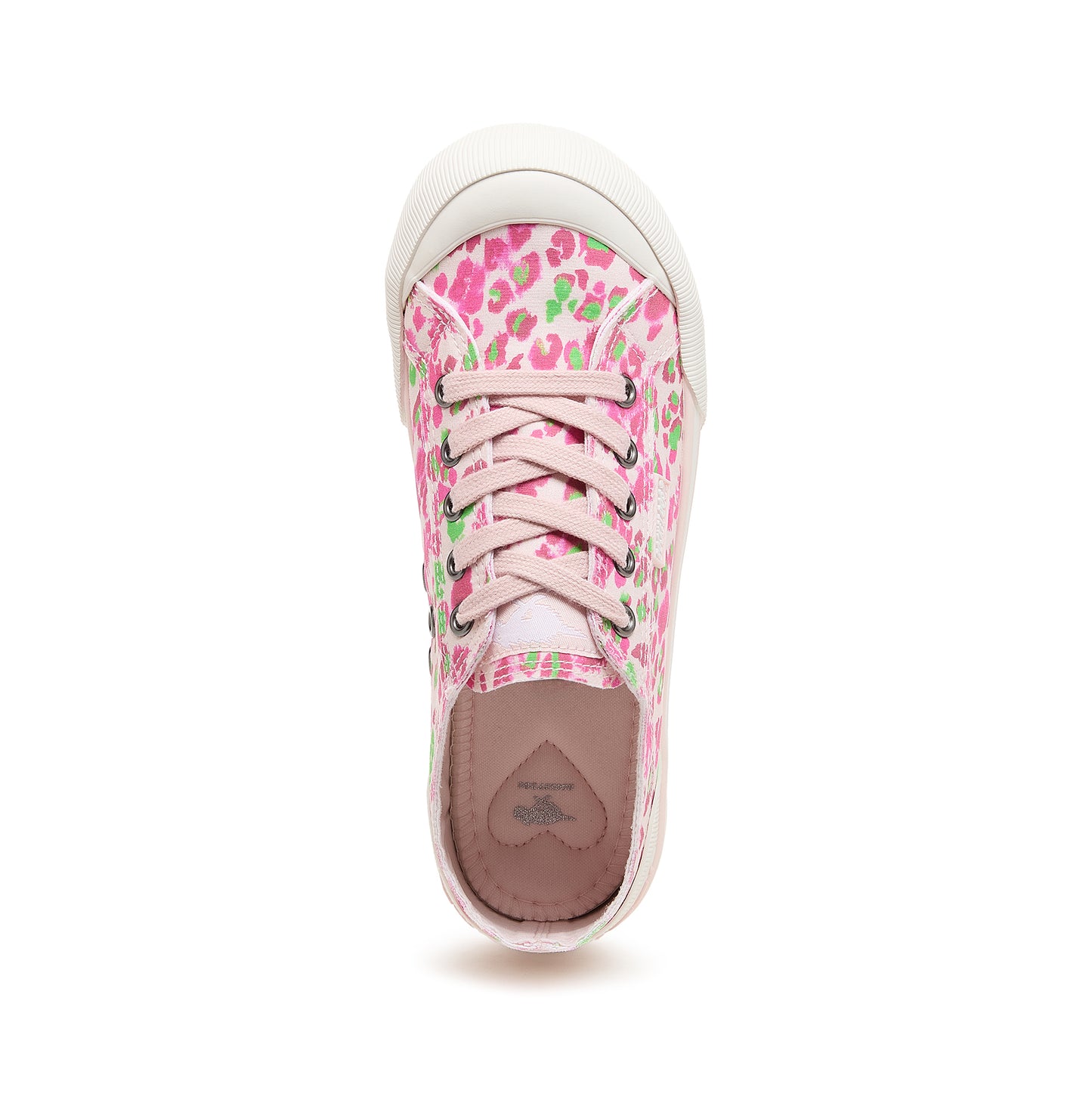 Rocket Dog JAZZIN SNAP Womens Canvas Trainers Pink Multi