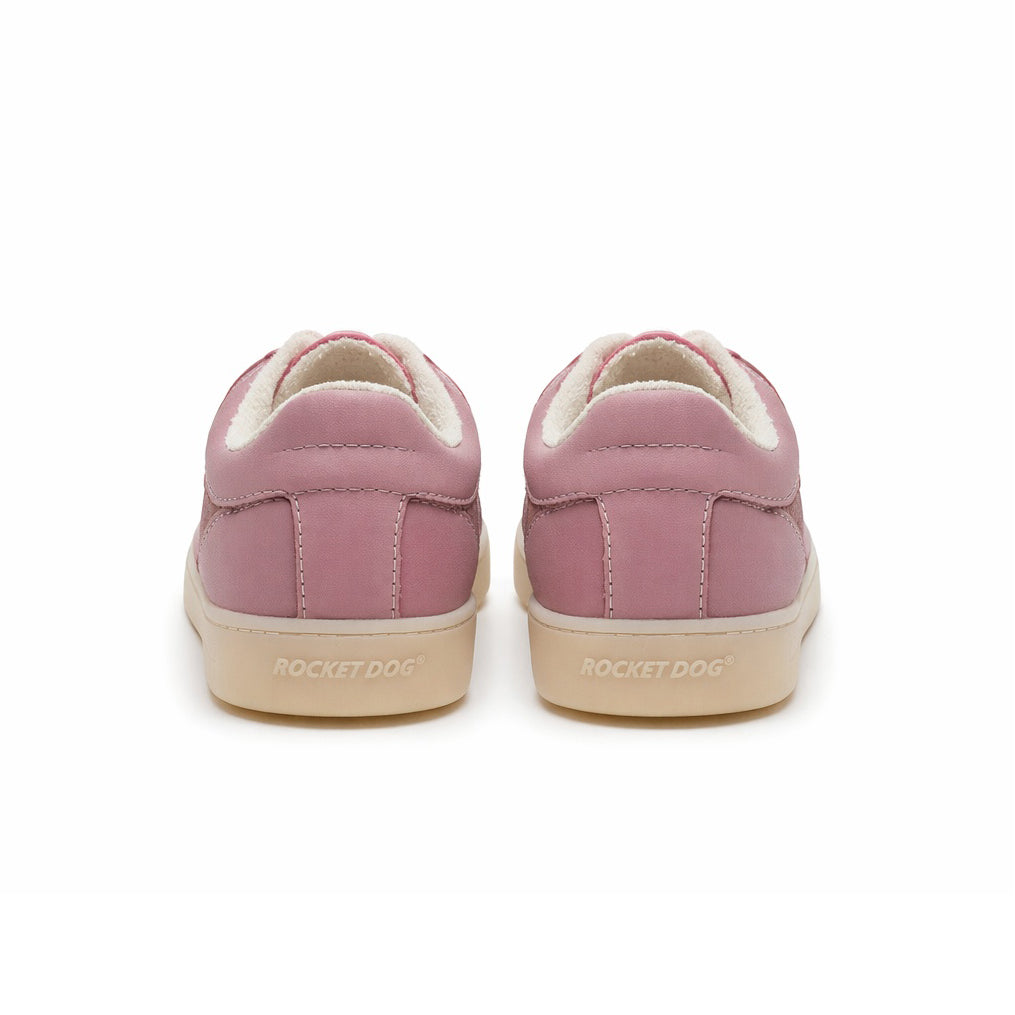 Rocket Dog KITTY NIXIE NYLON FABRIC/VULC PU Womens Casual Trainers Mauve