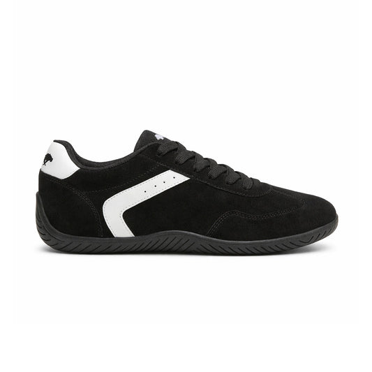 Rocket Dog RACE MICROFIBRE/PU Womens Casual Trainers Black