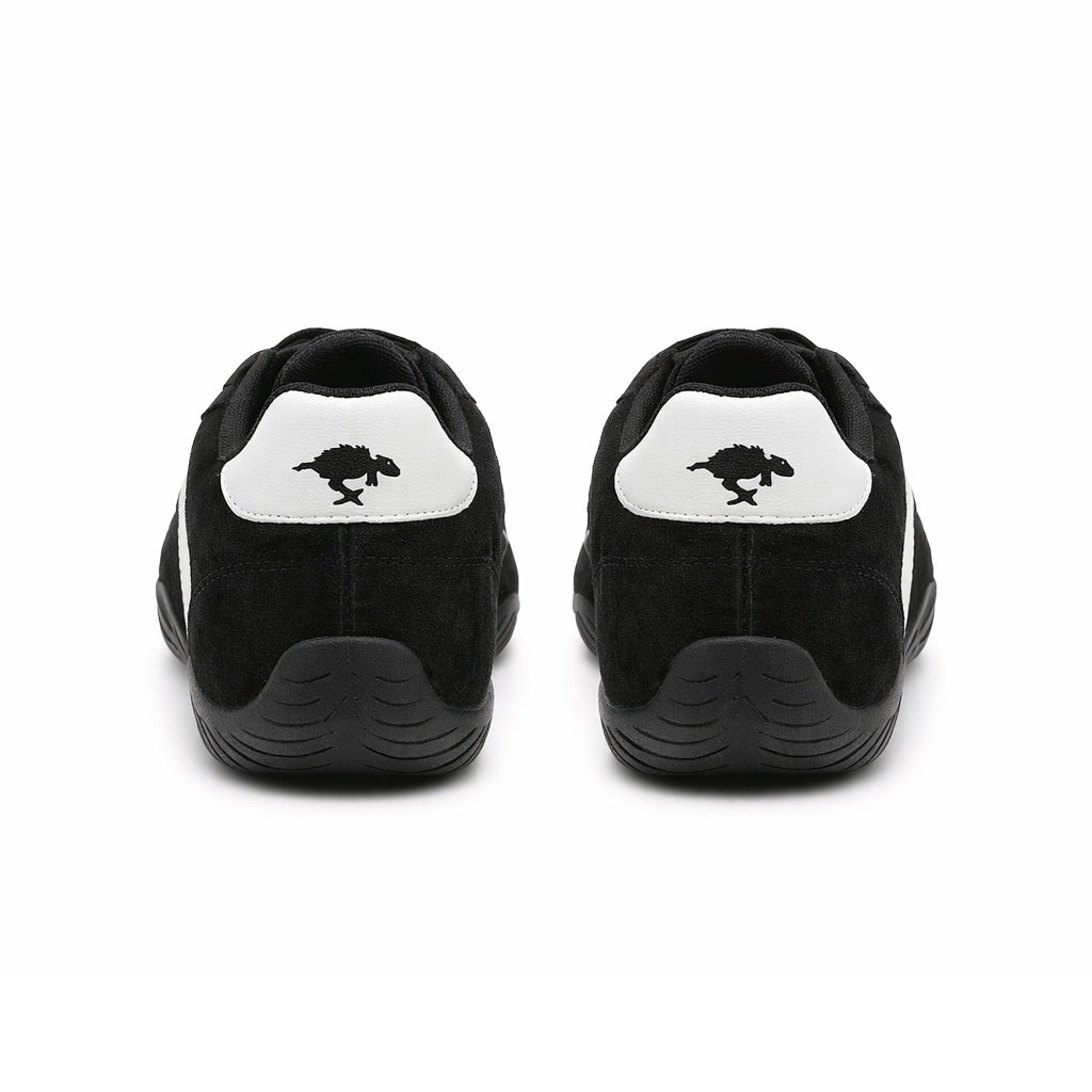 Rocket Dog RACE MICROFIBRE/PU Womens Casual Trainers Black