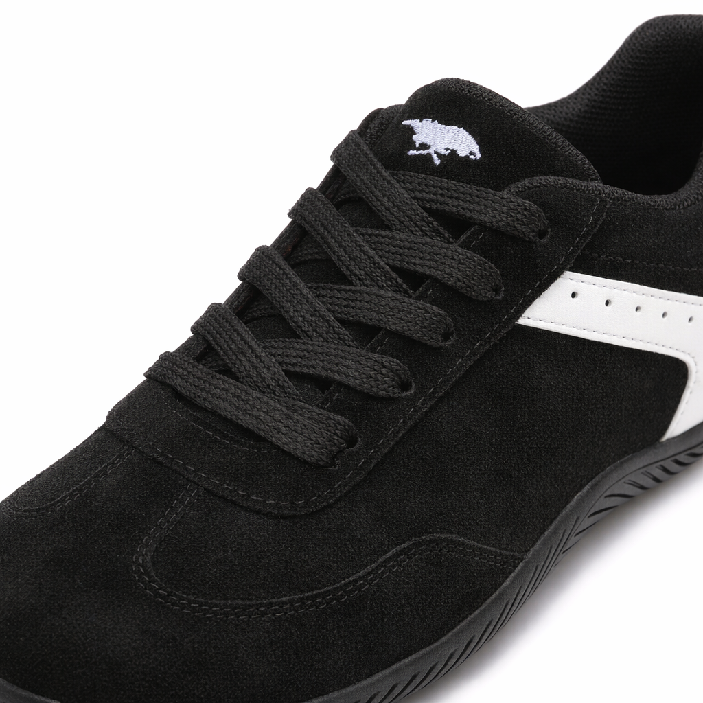 Rocket Dog RACE MICROFIBRE/PU Womens Casual Trainers Black