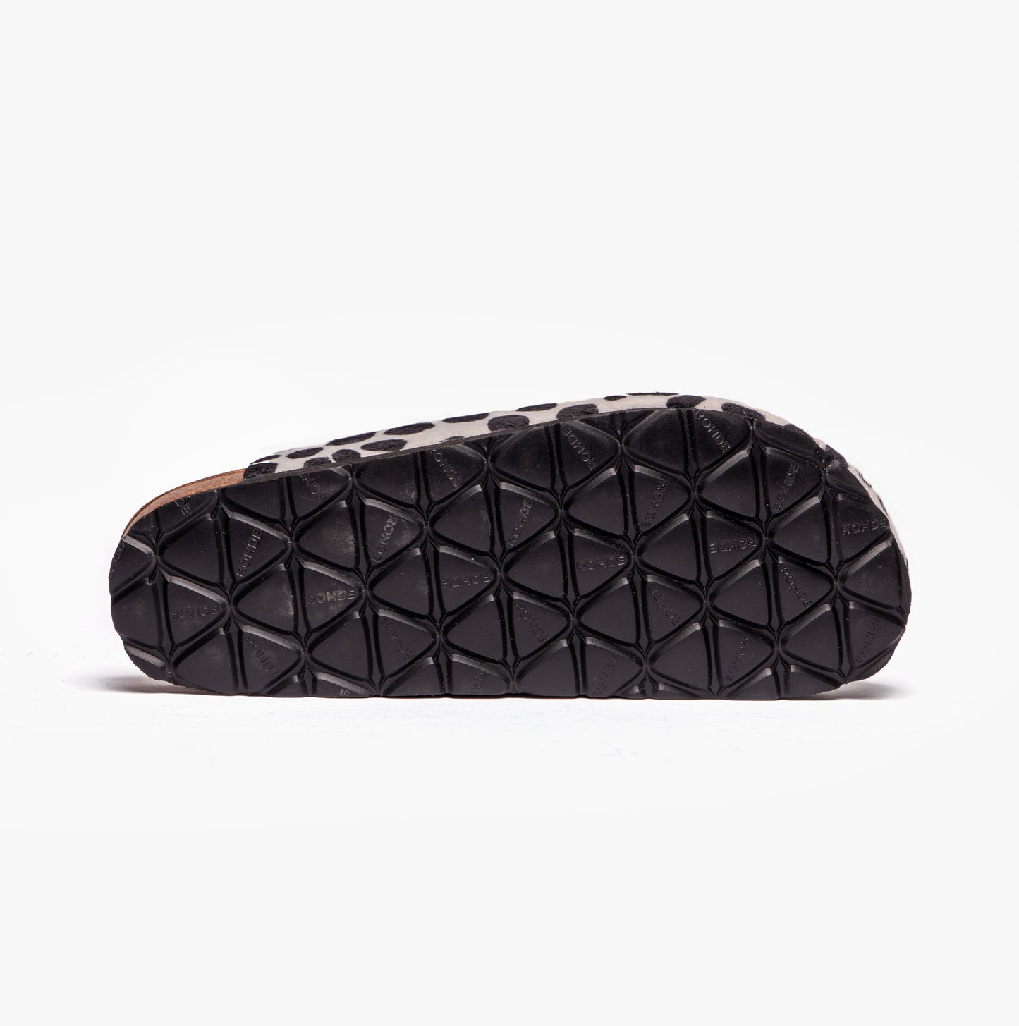 Rohde 6078-99 Womens Slippers Black White
