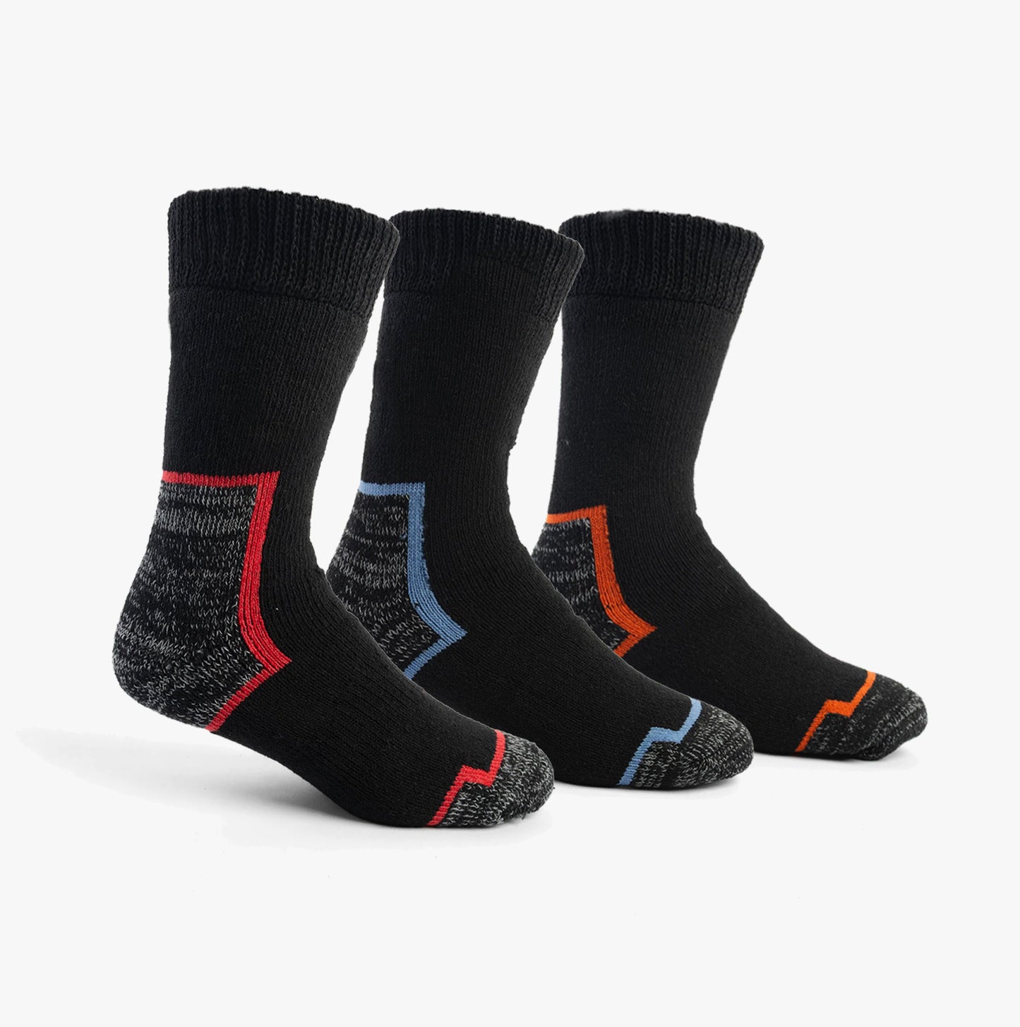 STB ROBUSTE HEAVY DUTY Mens 3 Pack Socks Multi UK 6-11
