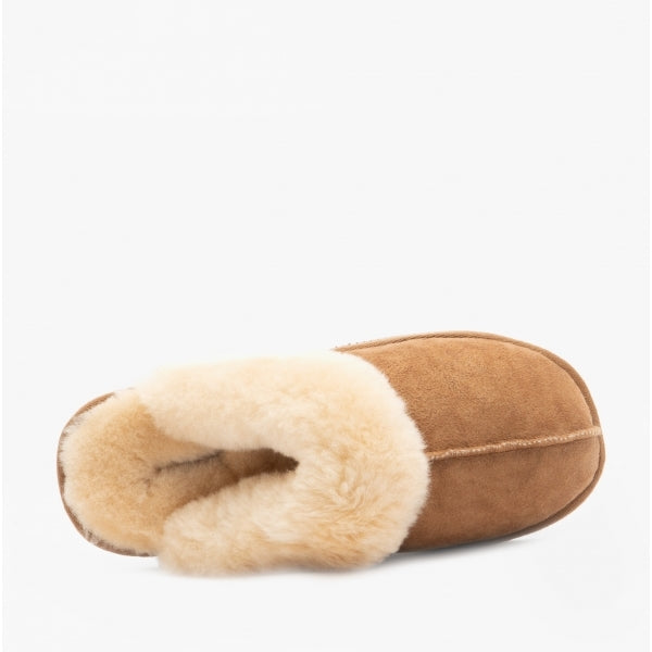 Shepherd JESSICA Womens Sheepskin Mules Brown